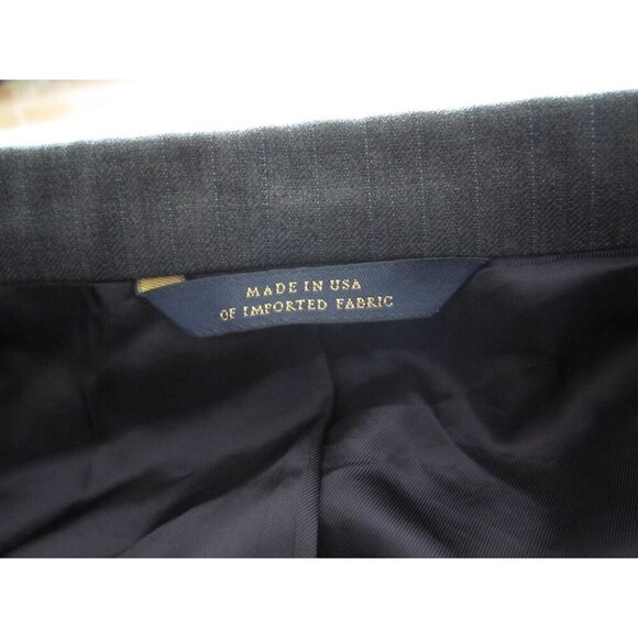 Men's Brooks Brothers Saxxon 1818 Wool 2 Button Suit Jacket Sz 43L x 37W (MJ32) - Picture 14 of 14